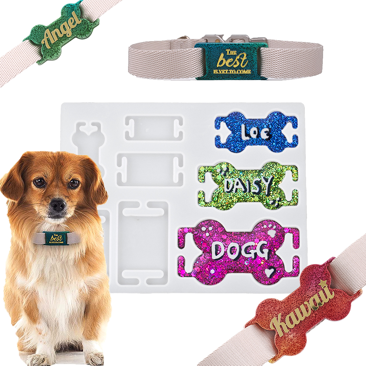 Making Custom Jewelry - DIY Cat Dog ID Tag Silicone