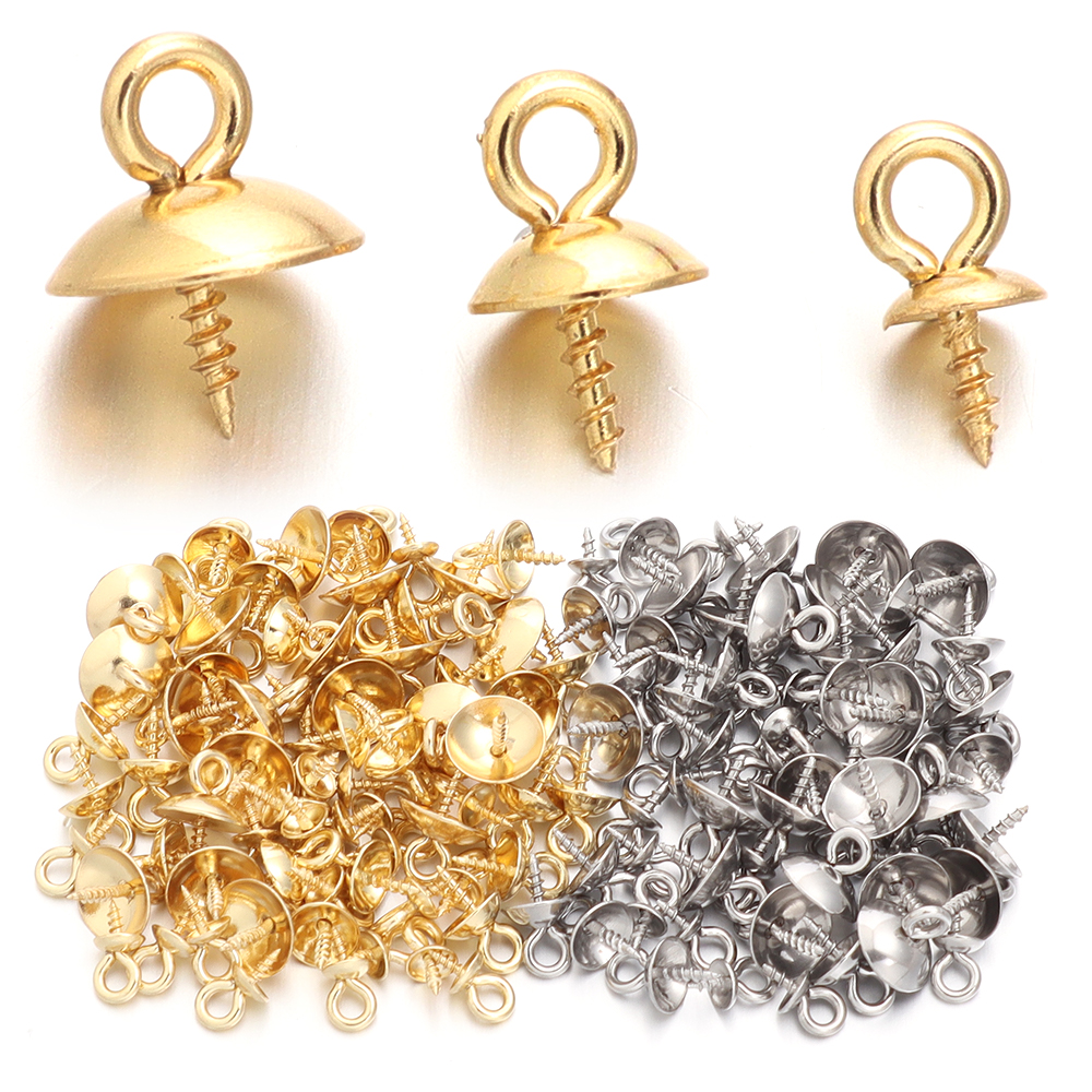 Jewelry Making Looper Tool - 20pcs Stainless Steel Screw Eye Pins