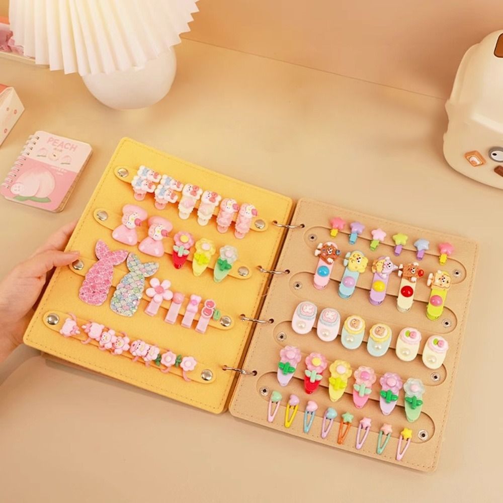 Jewelry Making Journal - Large Capacity Hair Accessories Storage Book