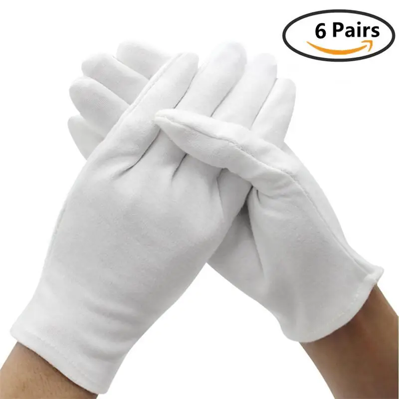 6Pairs White Cotton Work Glove – Jewelry Making Workshop recenzja i cena