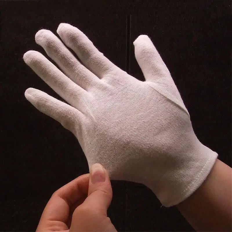 6Pairs White Cotton Work Glove – Jewelry Making Workshop recenzja i cena