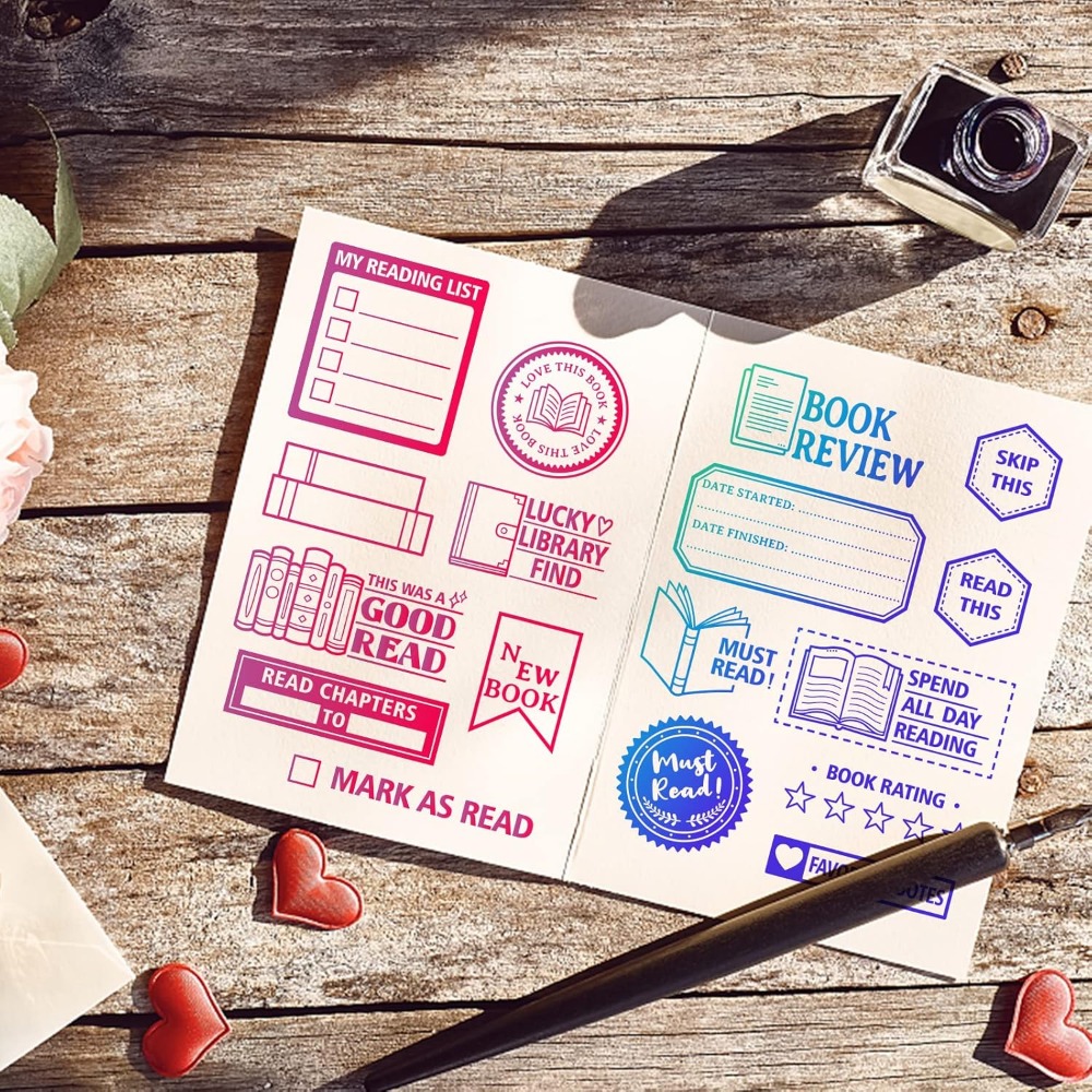 Book Reading Label Clear Stamp – Jewelry Making Journal recenzja i cena