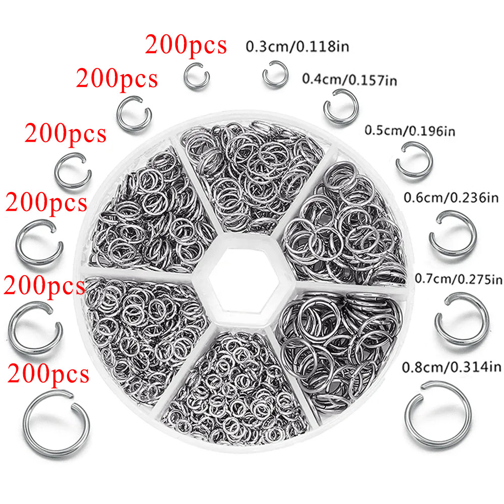 1200pcs Stainless Steel Jump R – Jewelry Making Looper Tool recenzja i cena