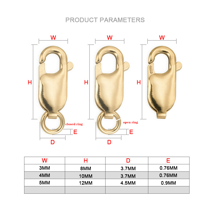 Lobster Clasp 14K Gold Filled  – Jewelry Making Gold recenzja i cena