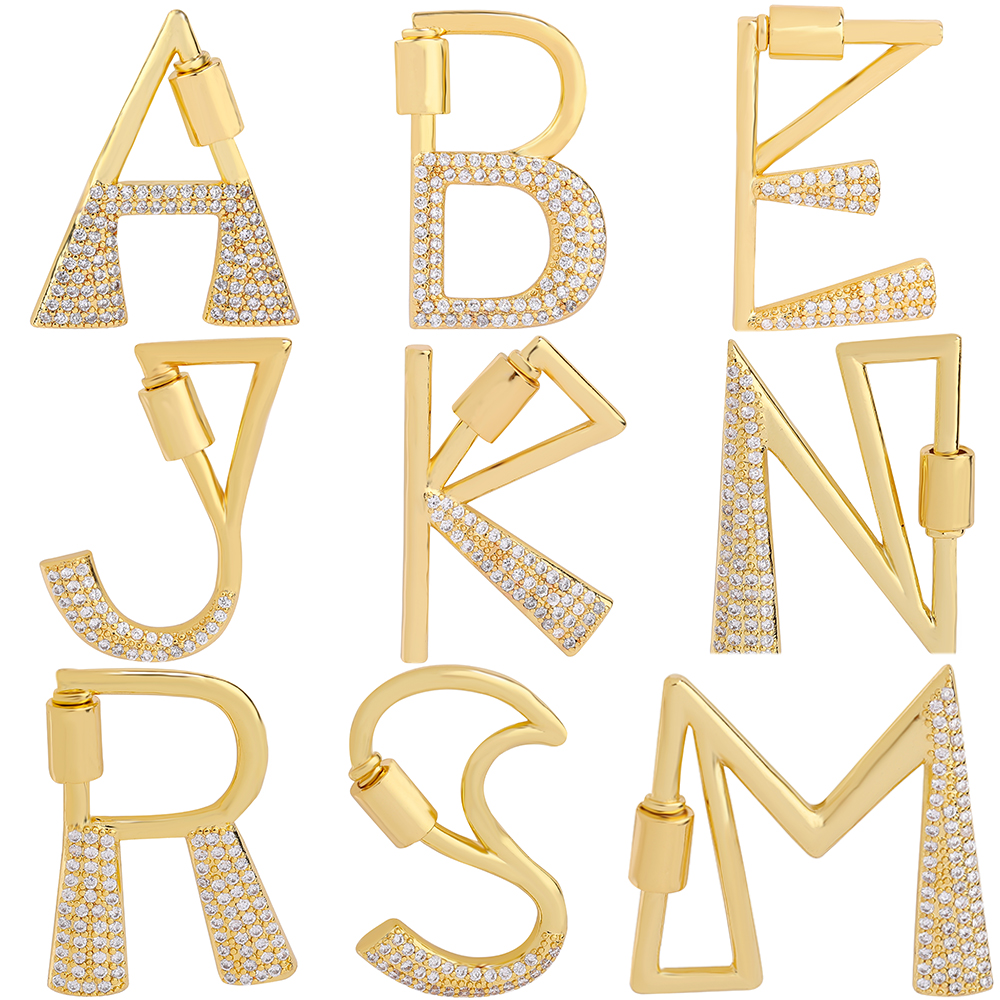 Juya 18K Gold Plated 26 Alphab – Jewelry Making Gold recenzja i cena