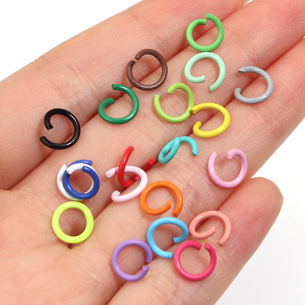 200pcs 8mm Open Jump Rings Col – Jewelry Making Looper Tool recenzja i cena