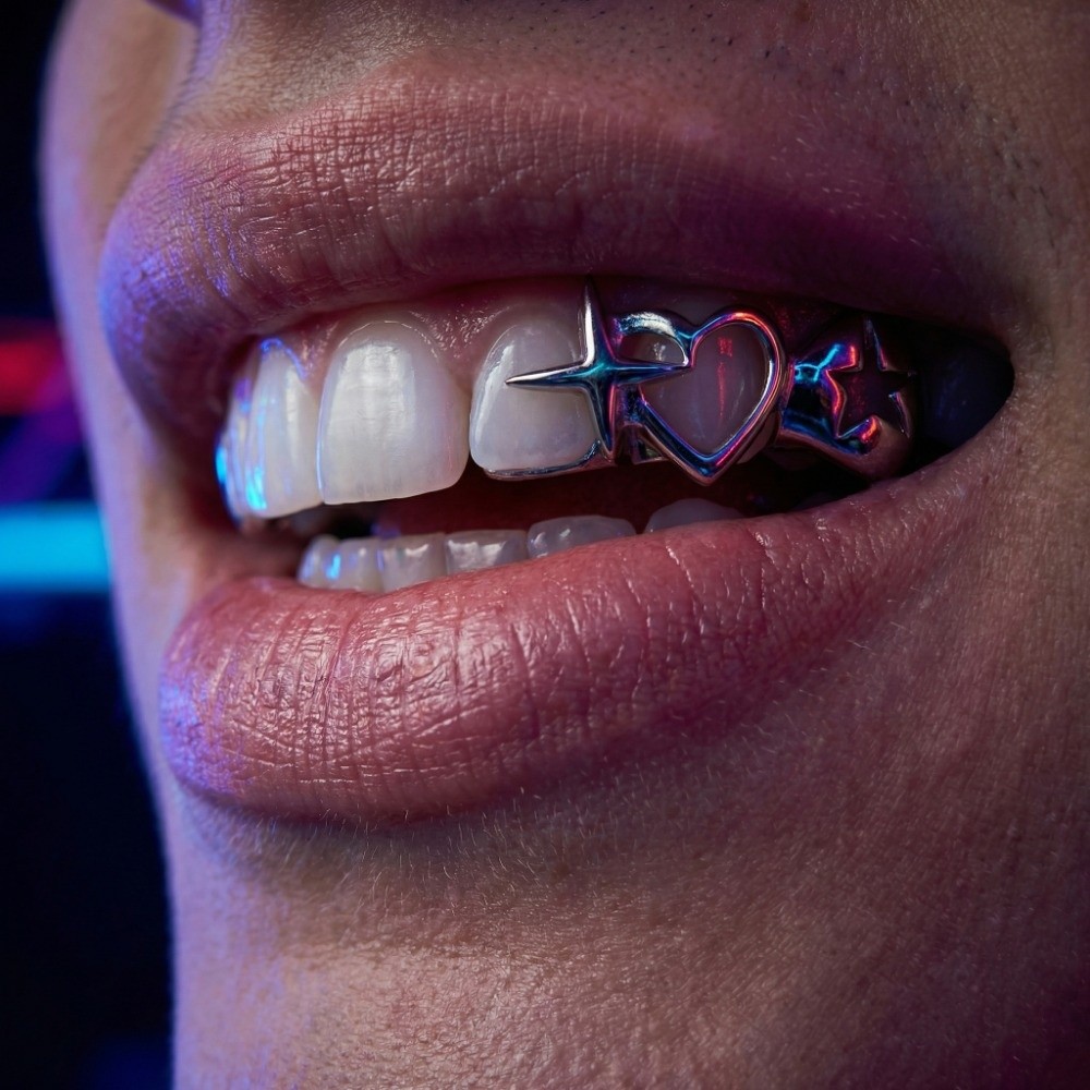 18K Gold-Plated Teeth Grillz O – Making Custom Jewelry recenzja i cena