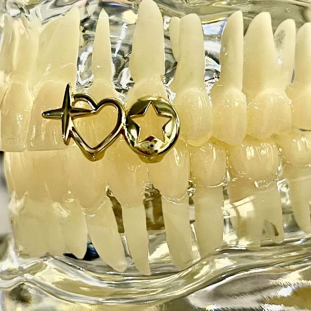 18K Gold-Plated Teeth Grillz O – Making Custom Jewelry recenzja i cena