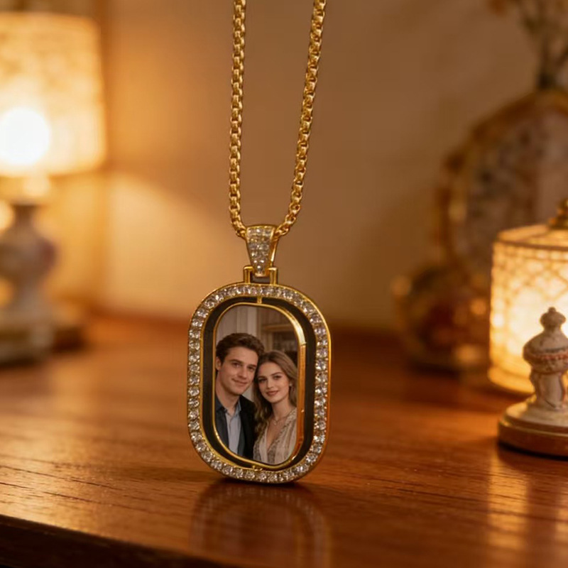 Personalized Custom Rectangula – Making Custom Jewelry recenzja i cena