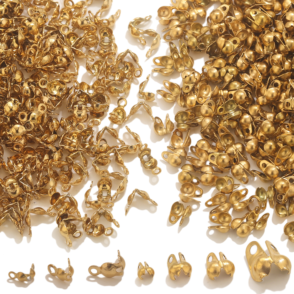 50pcs PVD Gold Plated Stainles – Jewelry Making Gold recenzja i cena