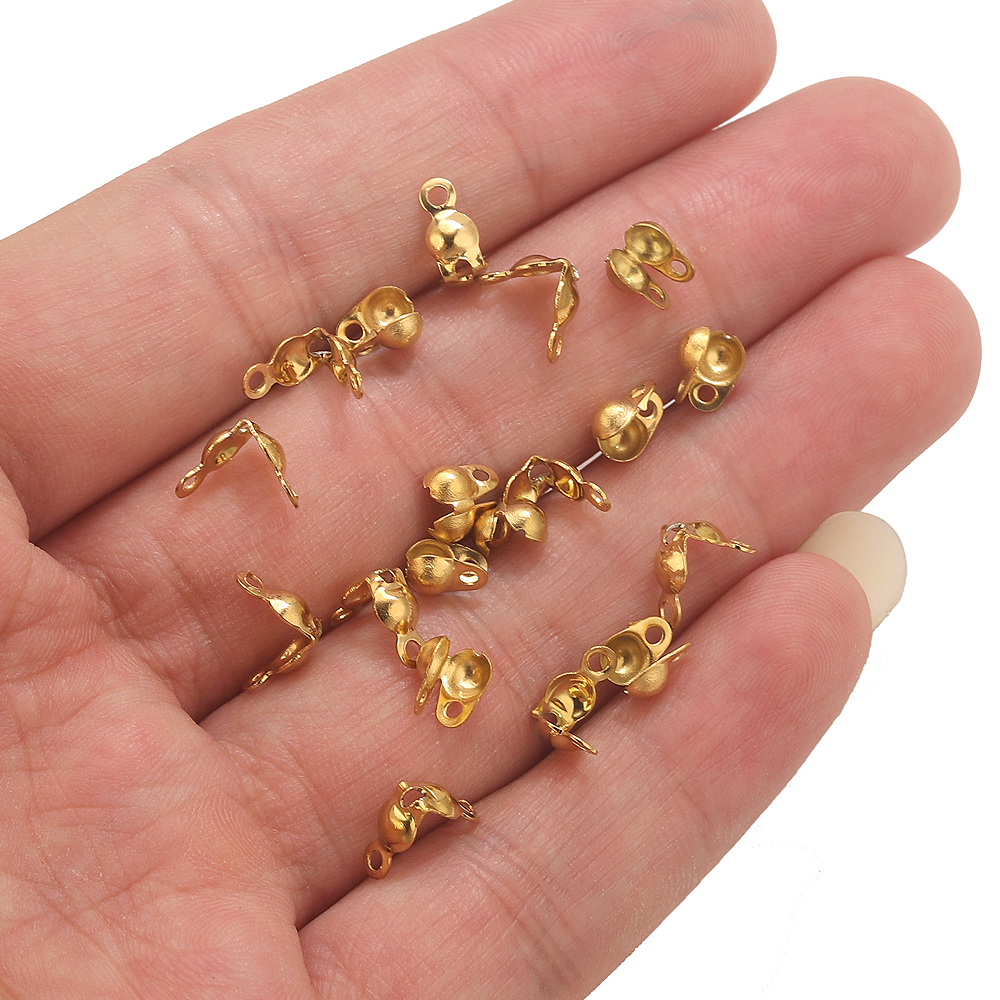 50pcs PVD Gold Plated Stainles – Jewelry Making Gold recenzja i cena