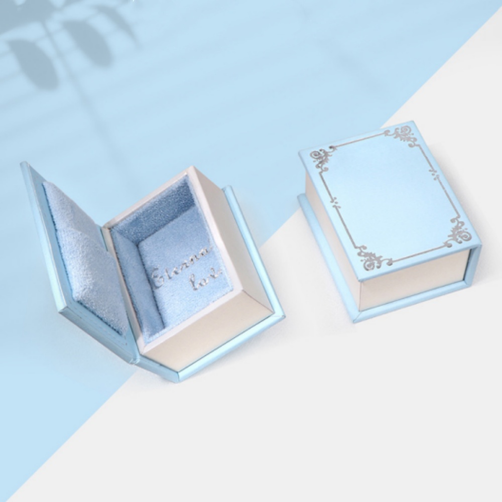 Mini Clamshell Book Ring Box f – Jewelry Making Journal recenzja i cena