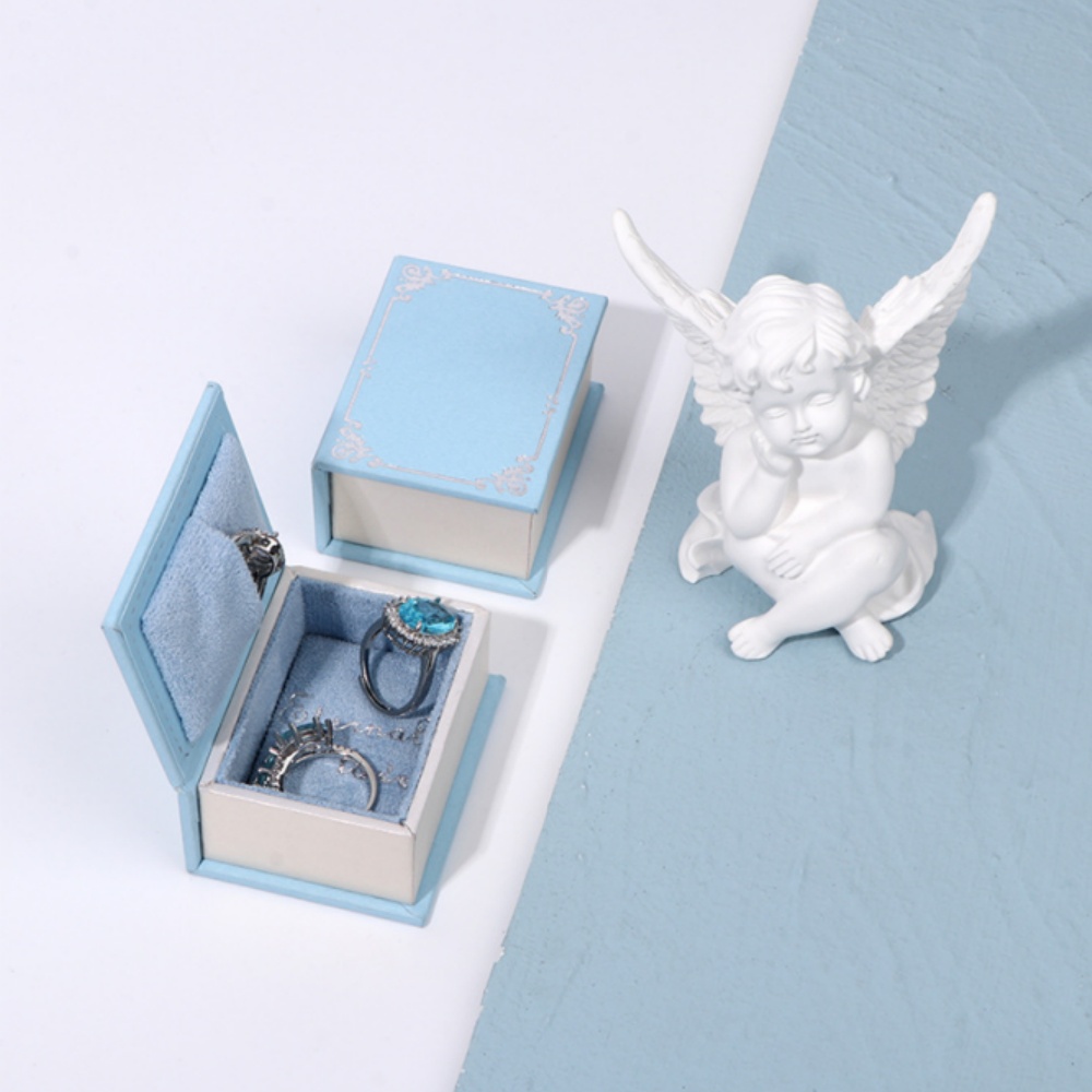 Mini Clamshell Book Ring Box f – Jewelry Making Journal recenzja i cena