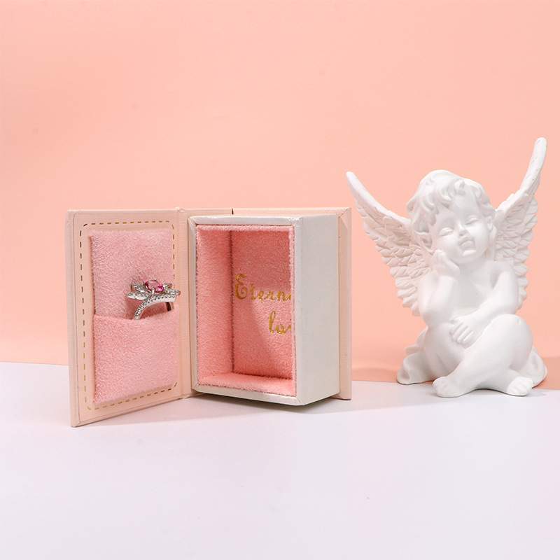 Mini Clamshell Book Ring Box f – Jewelry Making Journal recenzja i cena