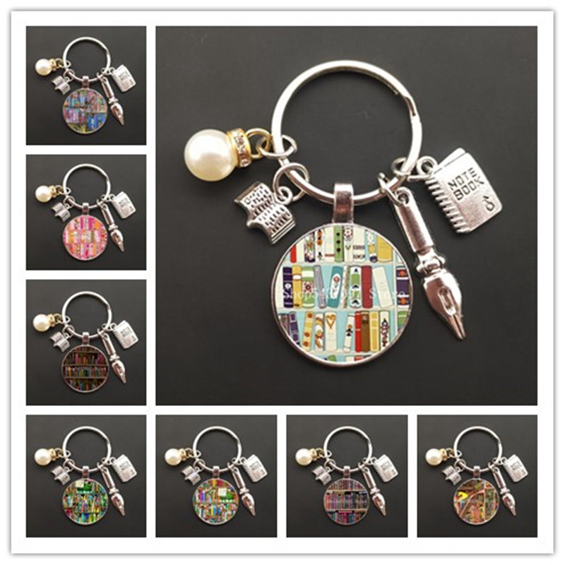 New retro book photo keychain  – Jewelry Making Journal recenzja i cena