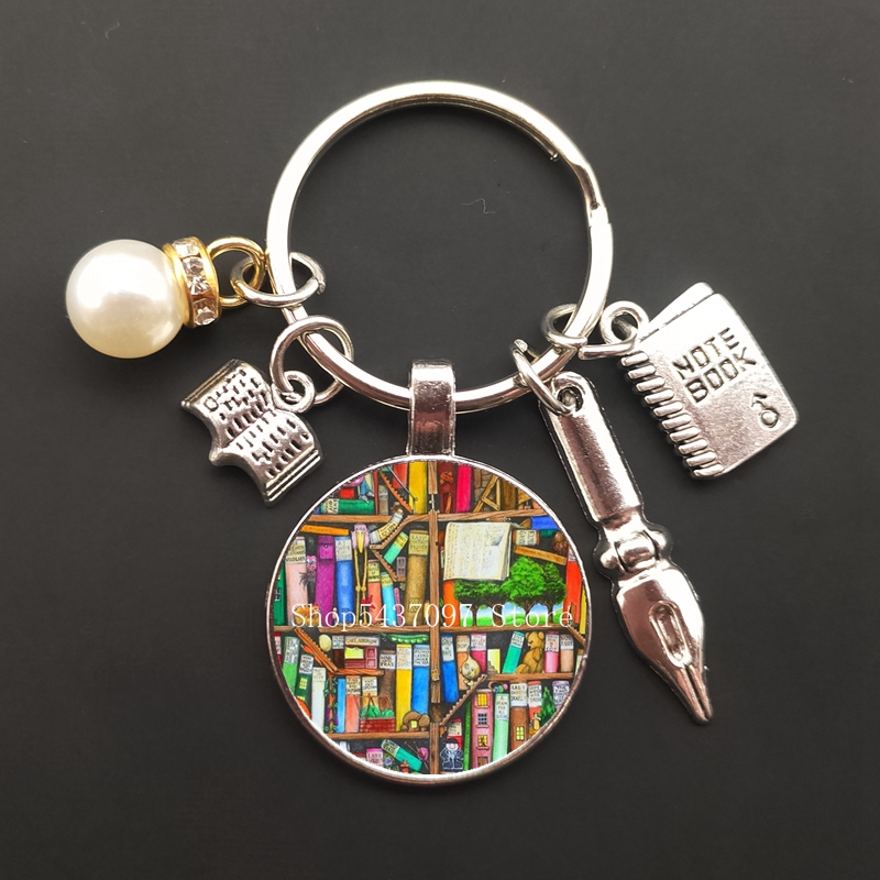 New retro book photo keychain  – Jewelry Making Journal recenzja i cena