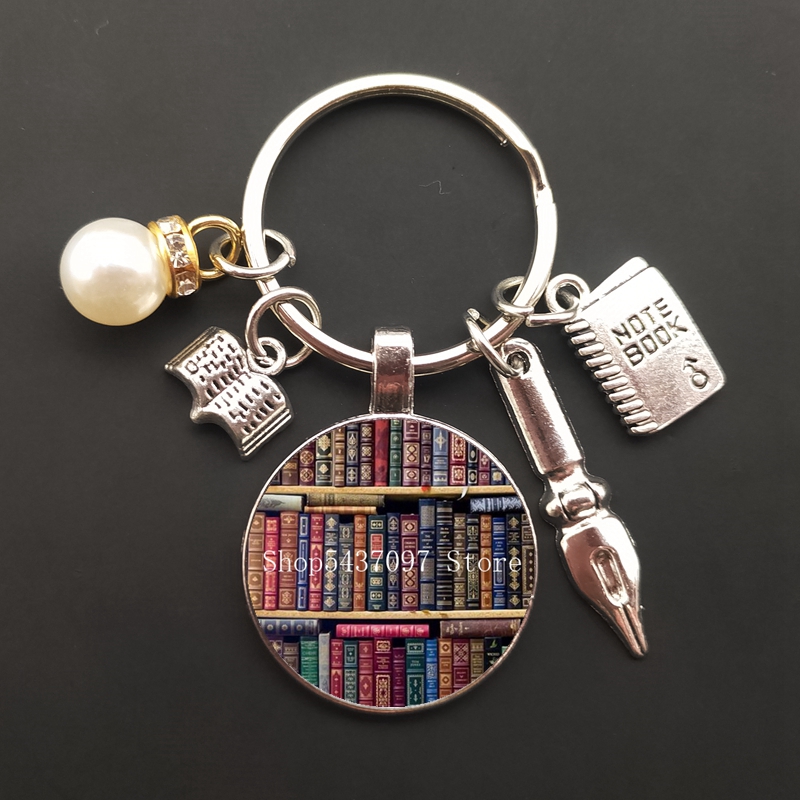 New retro book photo keychain  – Jewelry Making Journal recenzja i cena