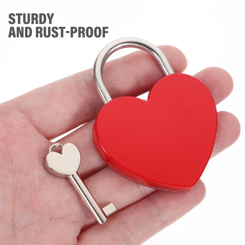 Heart Shape Padlocks Romantic  – Jewelry Making Journal recenzja i cena