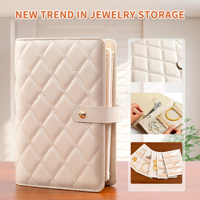 PU Leather Jewelry Storage Boo – Jewelry Making Journal recenzja i cena