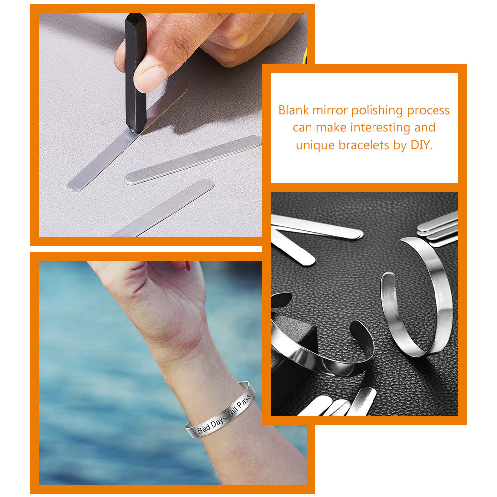 12Pcs Stainless Steel Bracelet – Making Custom Jewelry recenzja i cena