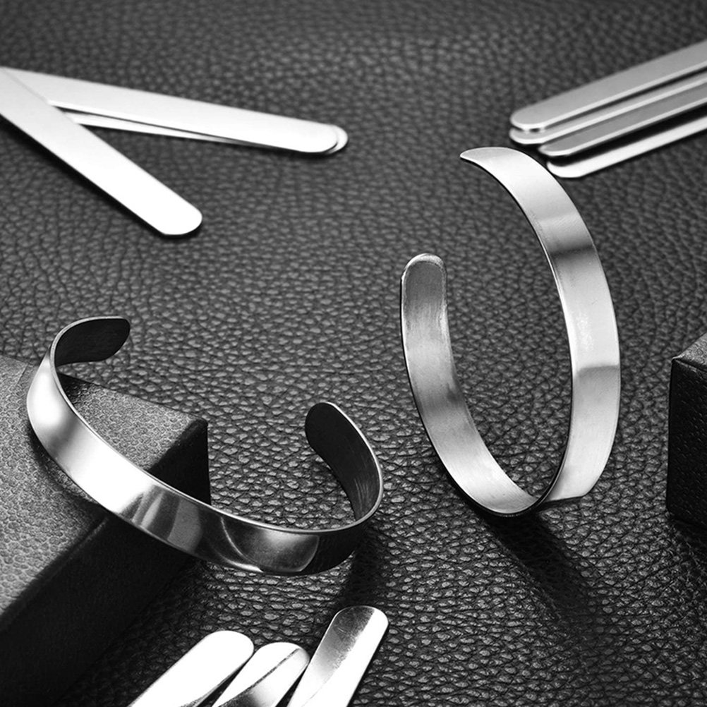 12Pcs Stainless Steel Bracelet – Making Custom Jewelry recenzja i cena