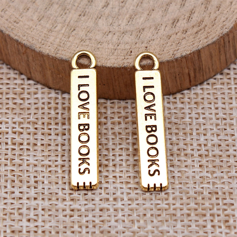 20pcs/lot I Love Books Charms  – Jewelry Making Journal recenzja i cena