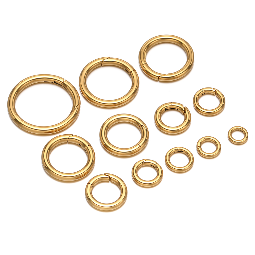 2Pcs/Lot Round Spring Clasps S – Jewelry Making Gold recenzja i cena