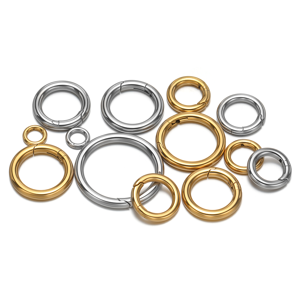 2Pcs/Lot Round Spring Clasps S – Jewelry Making Gold recenzja i cena