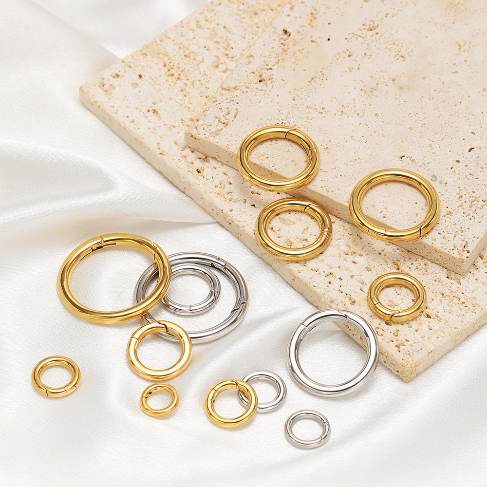 2Pcs/Lot Round Spring Clasps S – Jewelry Making Gold recenzja i cena
