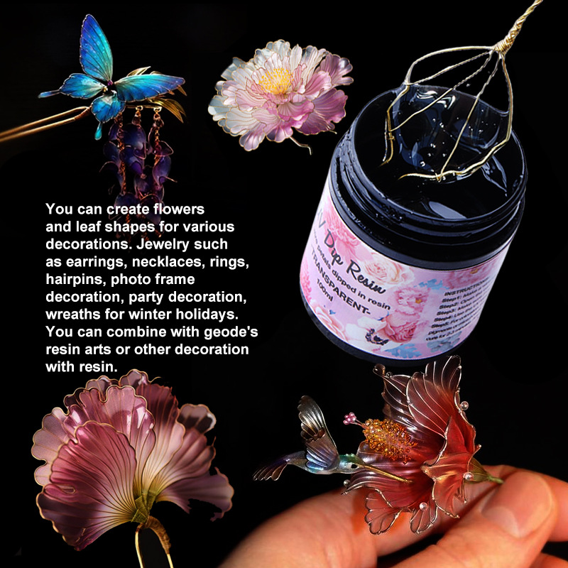 UV DIP Resin Glue UV Flower-Ma – Jewelry Making Light recenzja i cena