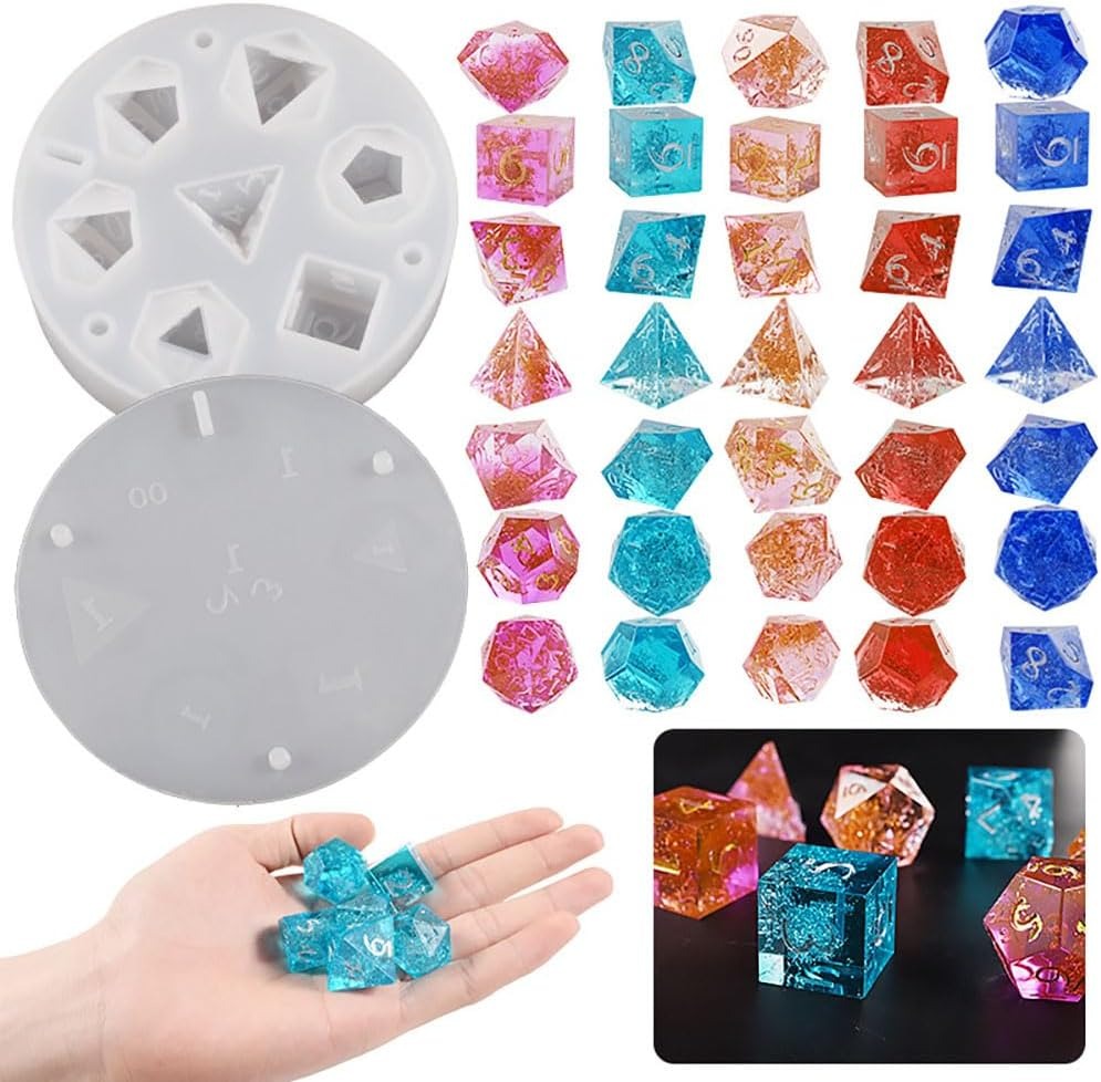 DIY 7-Cavity Dice Molds - Shar – Making Custom Jewelry recenzja i cena