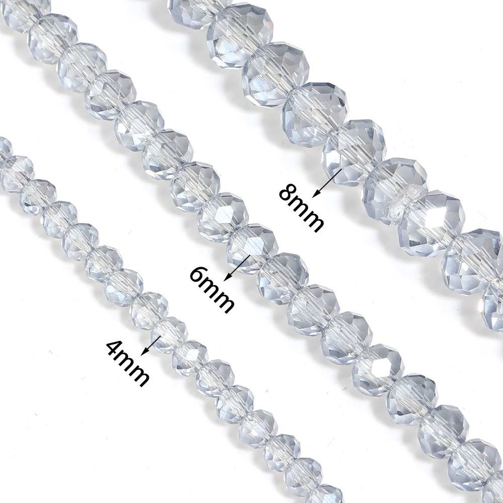 4 6 8mm Faceted Crystal Beads  – Jewelry Making Light recenzja i cena