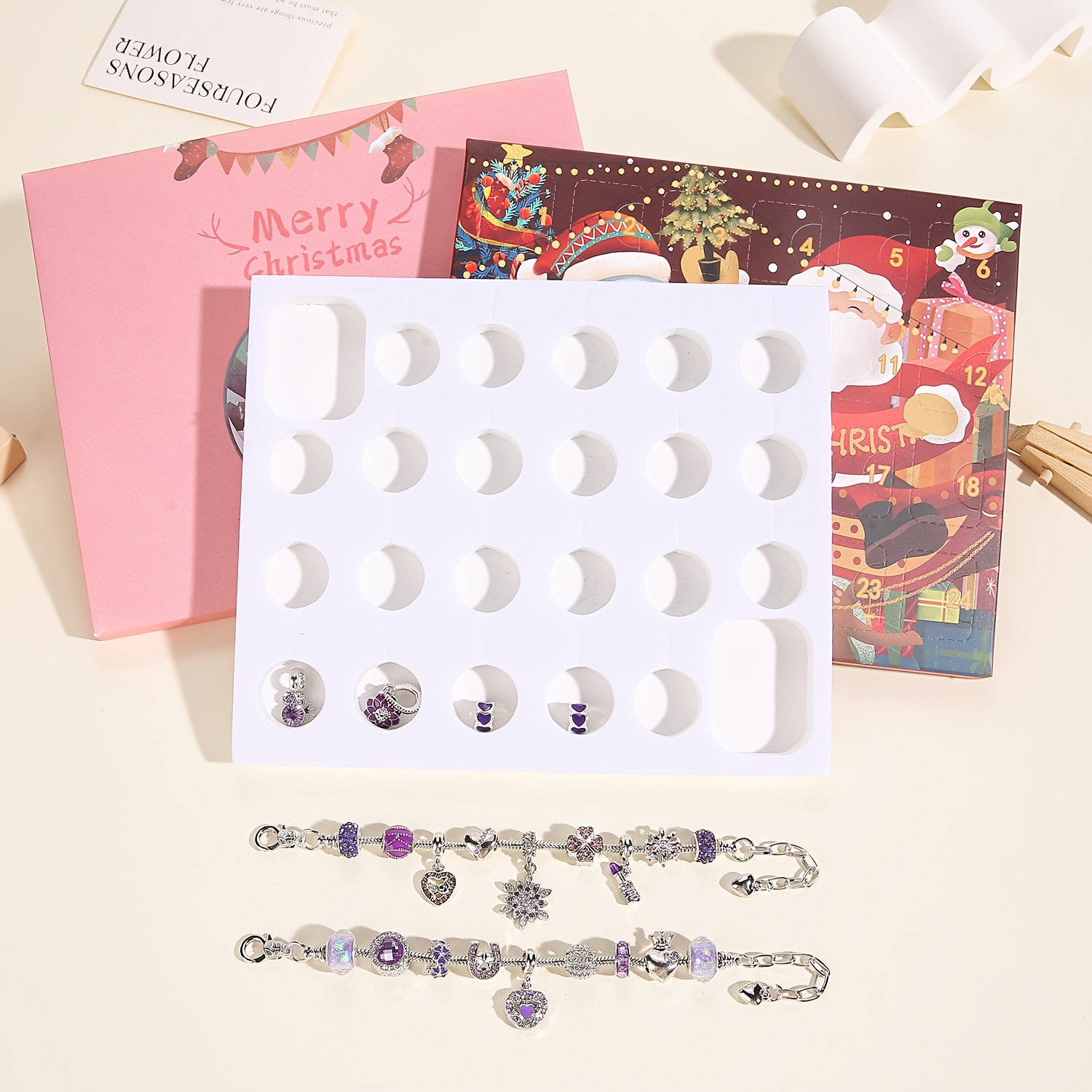 Christmas purple beads DIY jew – Jewelry Making Resin recenzja i cena