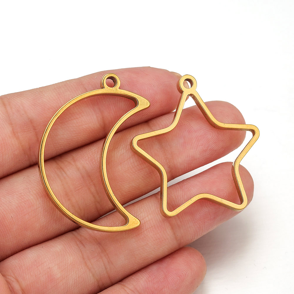 10pcs Stainless Steel Geometri – Jewelry Making Resin recenzja i cena