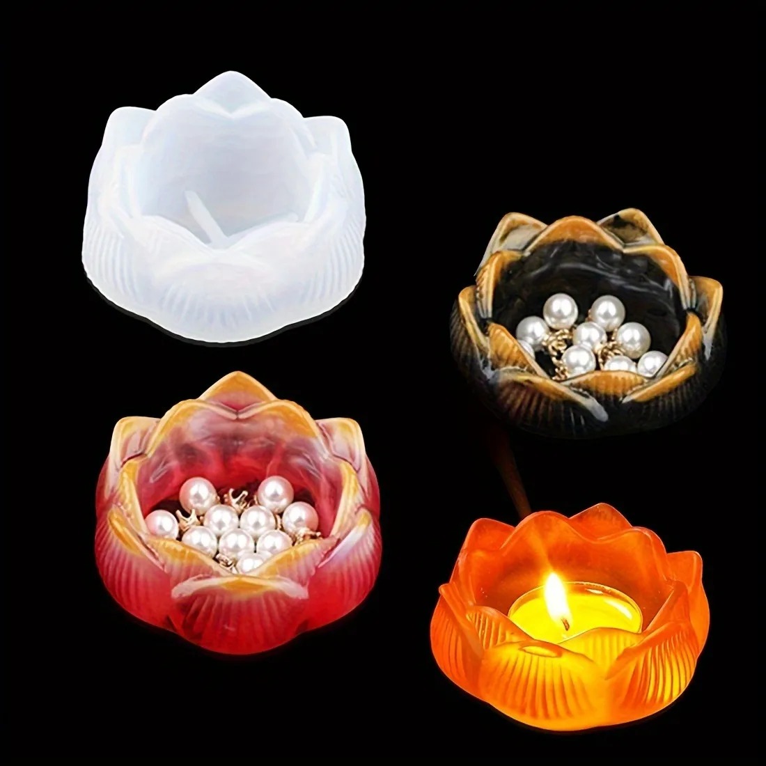 1pc DIY Lotus Flower Silicone  – Jewelry Making Light recenzja i cena