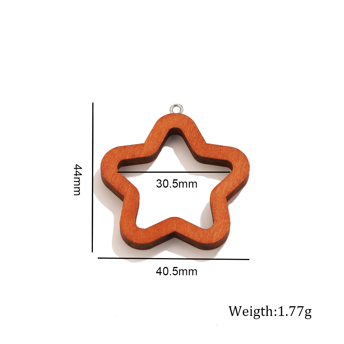 10PCS Triangle Rectangle Wood  – Jewelry Making Resin recenzja i cena