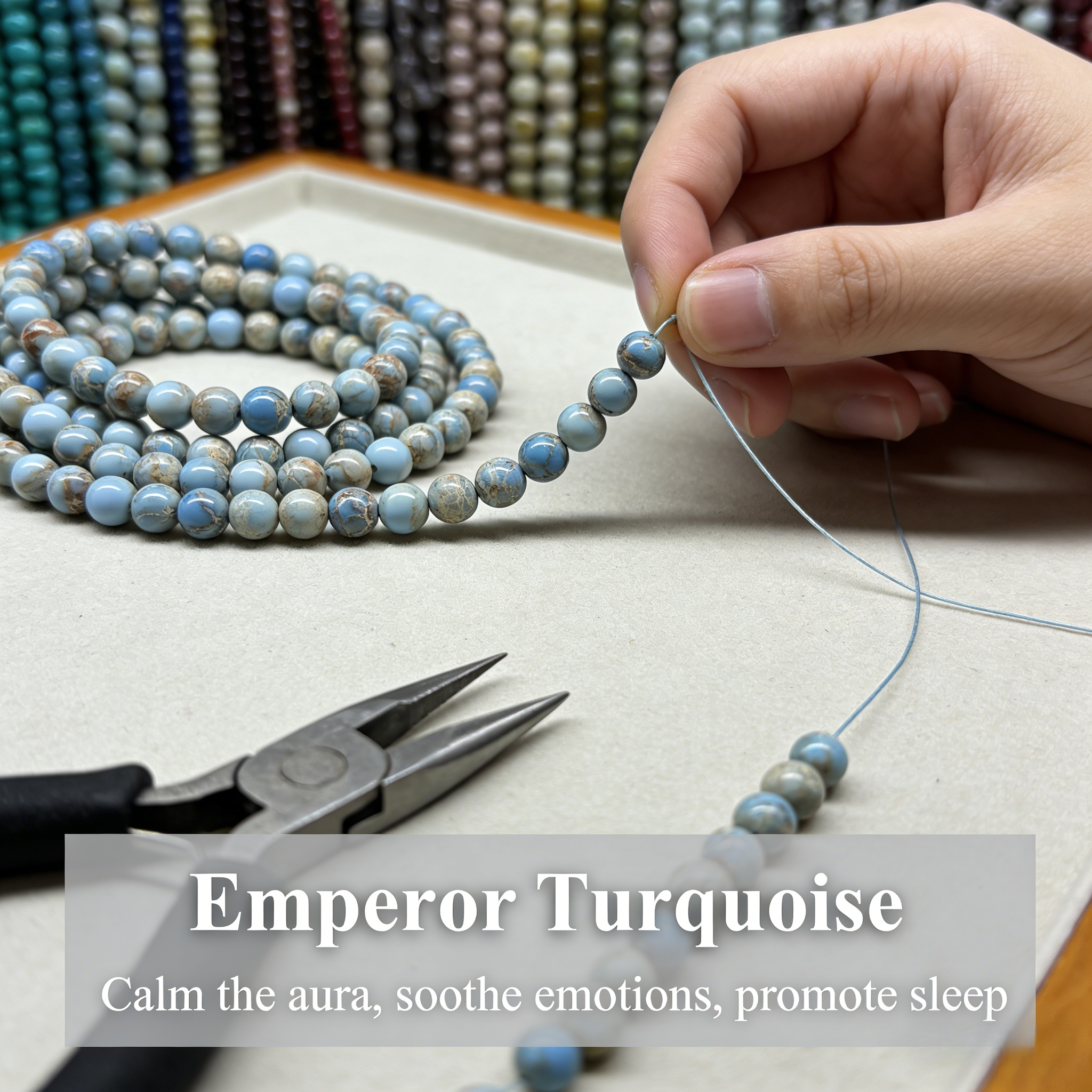 Light Blue Emperor Turquoise B – Jewelry Making Light recenzja i cena