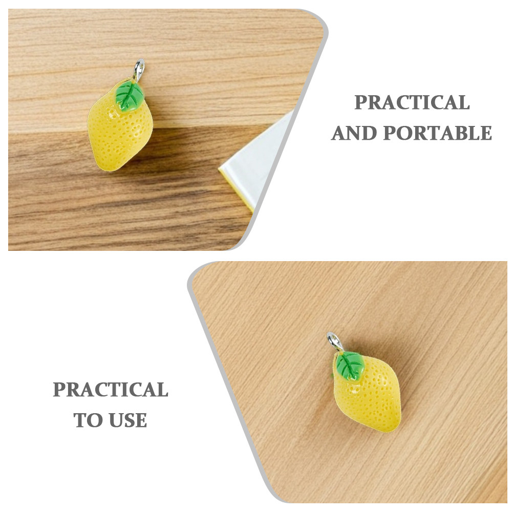 10Pcs Mini Lemon Charms Resin  – Jewelry Making Resin recenzja i cena