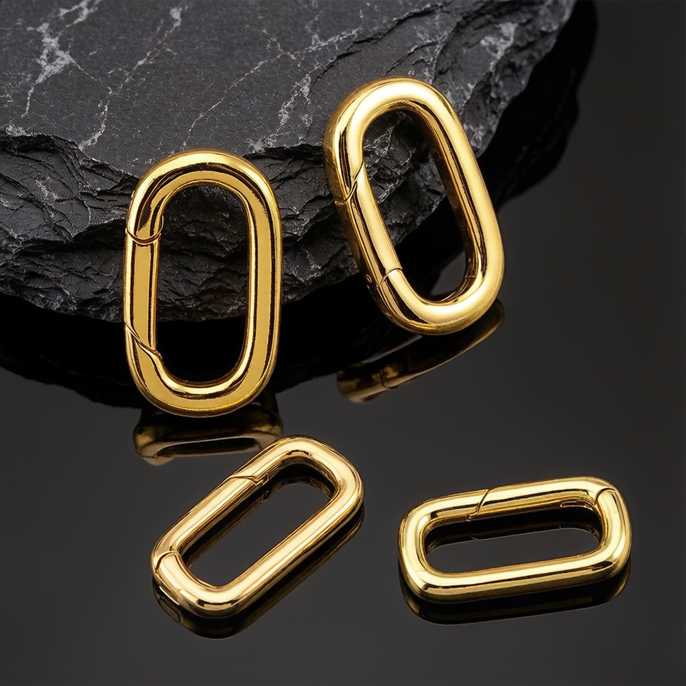2pcs 18K Gold Plated Filled Ov – Jewelry Making Gold recenzja i cena