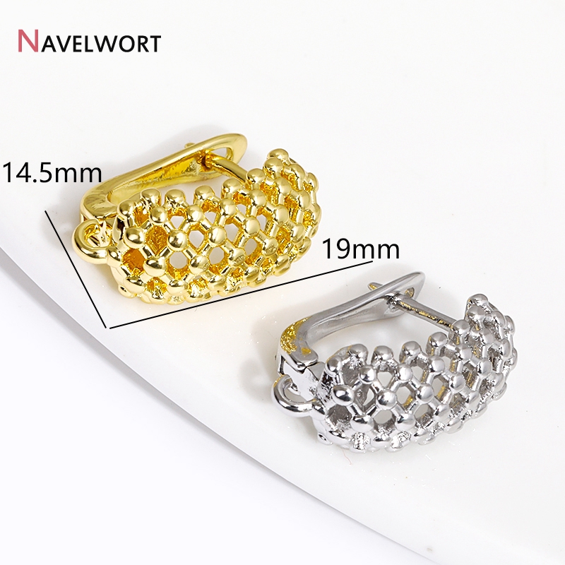 18K Gold Plated Brass  Hollow  – Jewelry Making Gold recenzja i cena