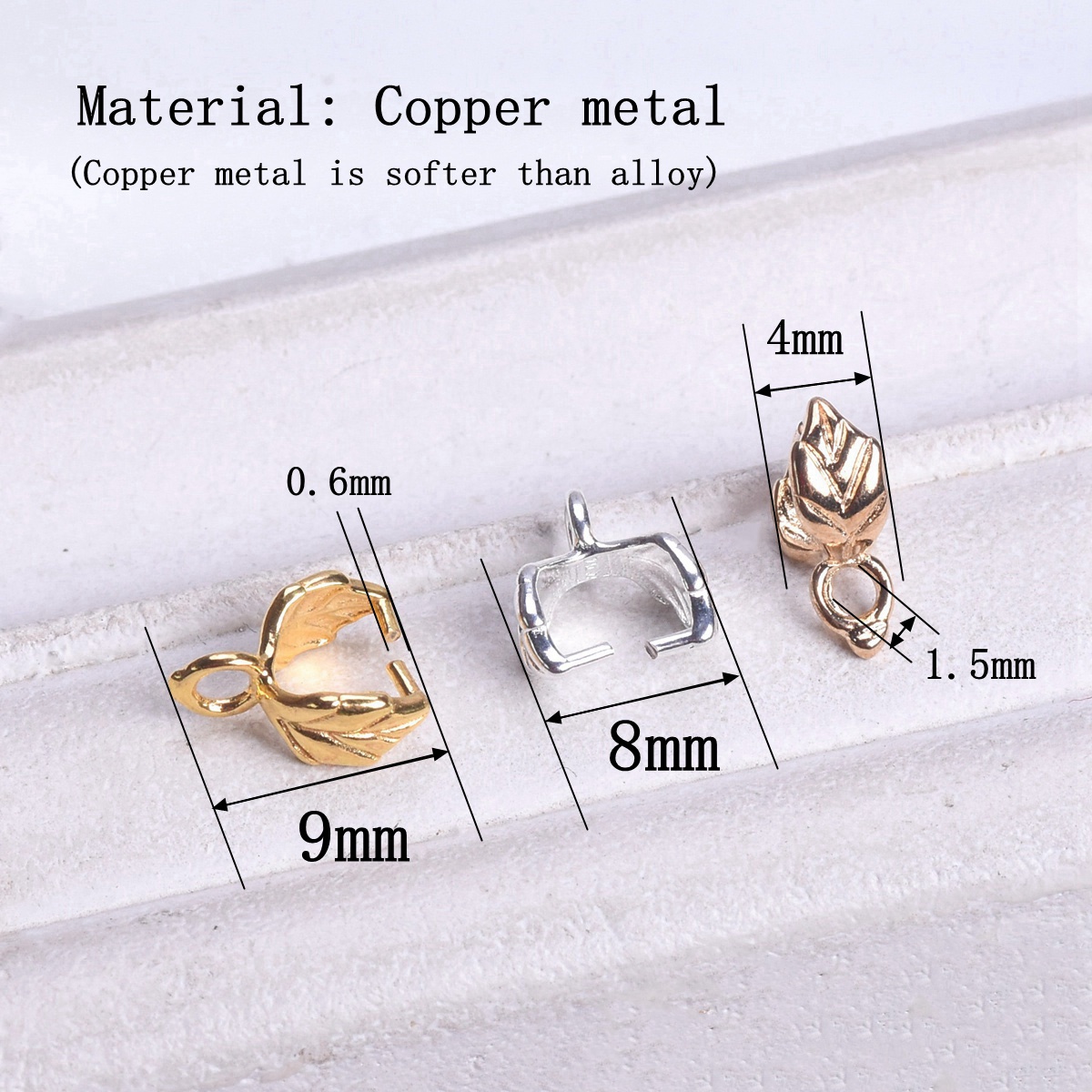 10pcs Gold/Silver/Light Gold C – Jewelry Making Light recenzja i cena